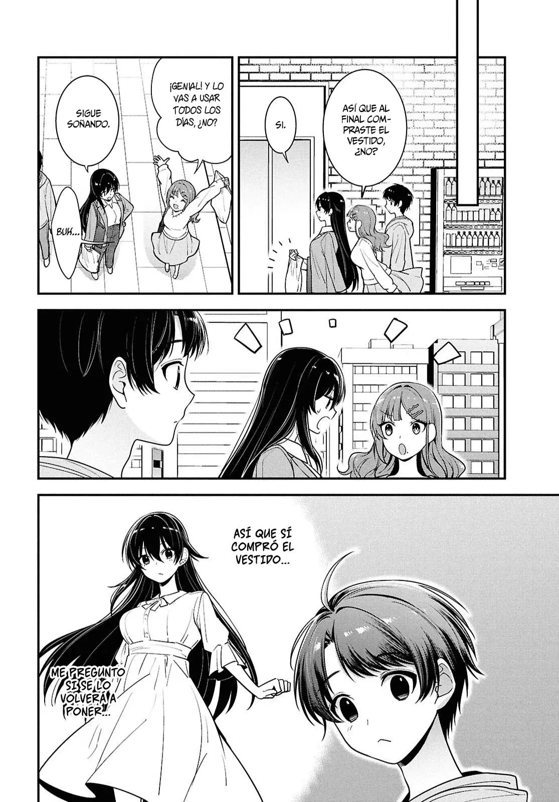 Tonari no Seki no Yankee Shimizu-san ga Kami wo Kuroku Somete Kita Capitulo 6 página 22