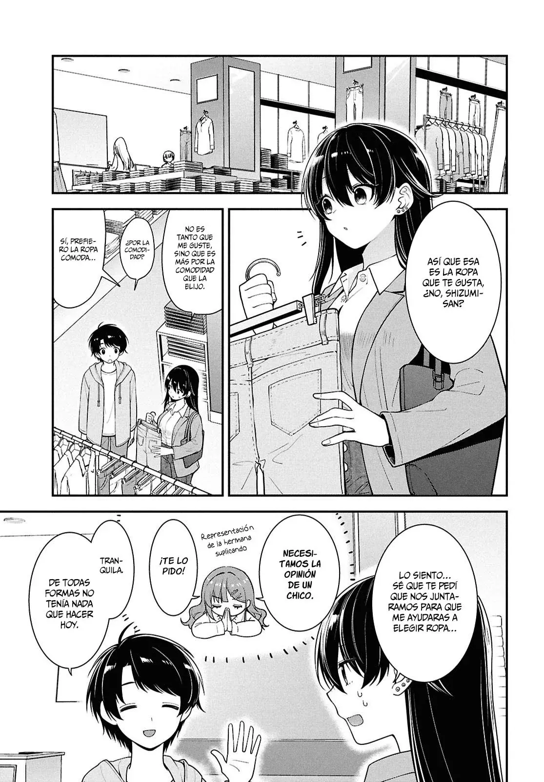 Tonari no Seki no Yankee Shimizu-san ga Kami wo Kuroku Somete Kita Capitulo 6 página 4