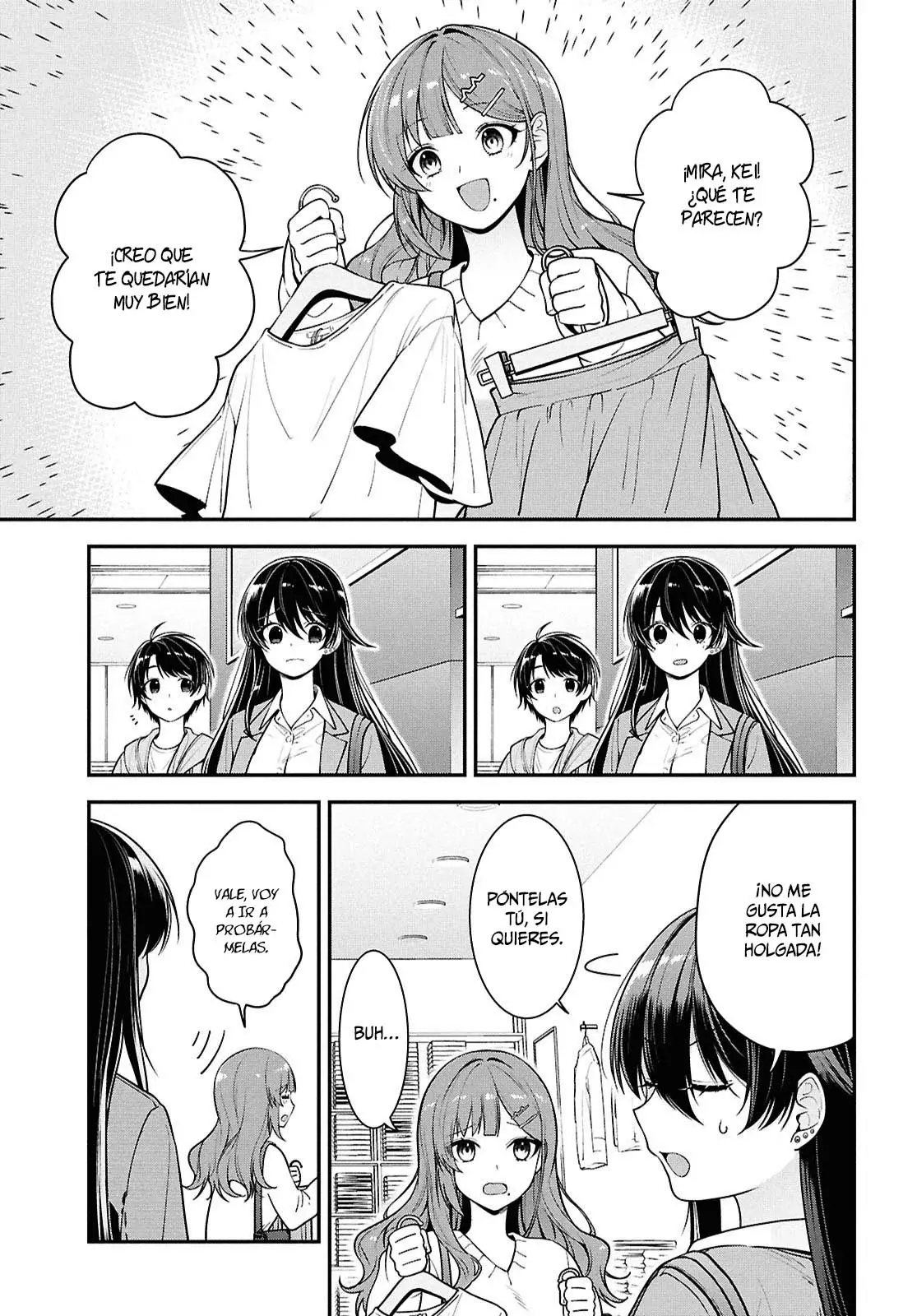 Tonari no Seki no Yankee Shimizu-san ga Kami wo Kuroku Somete Kita Capitulo 6 página 6