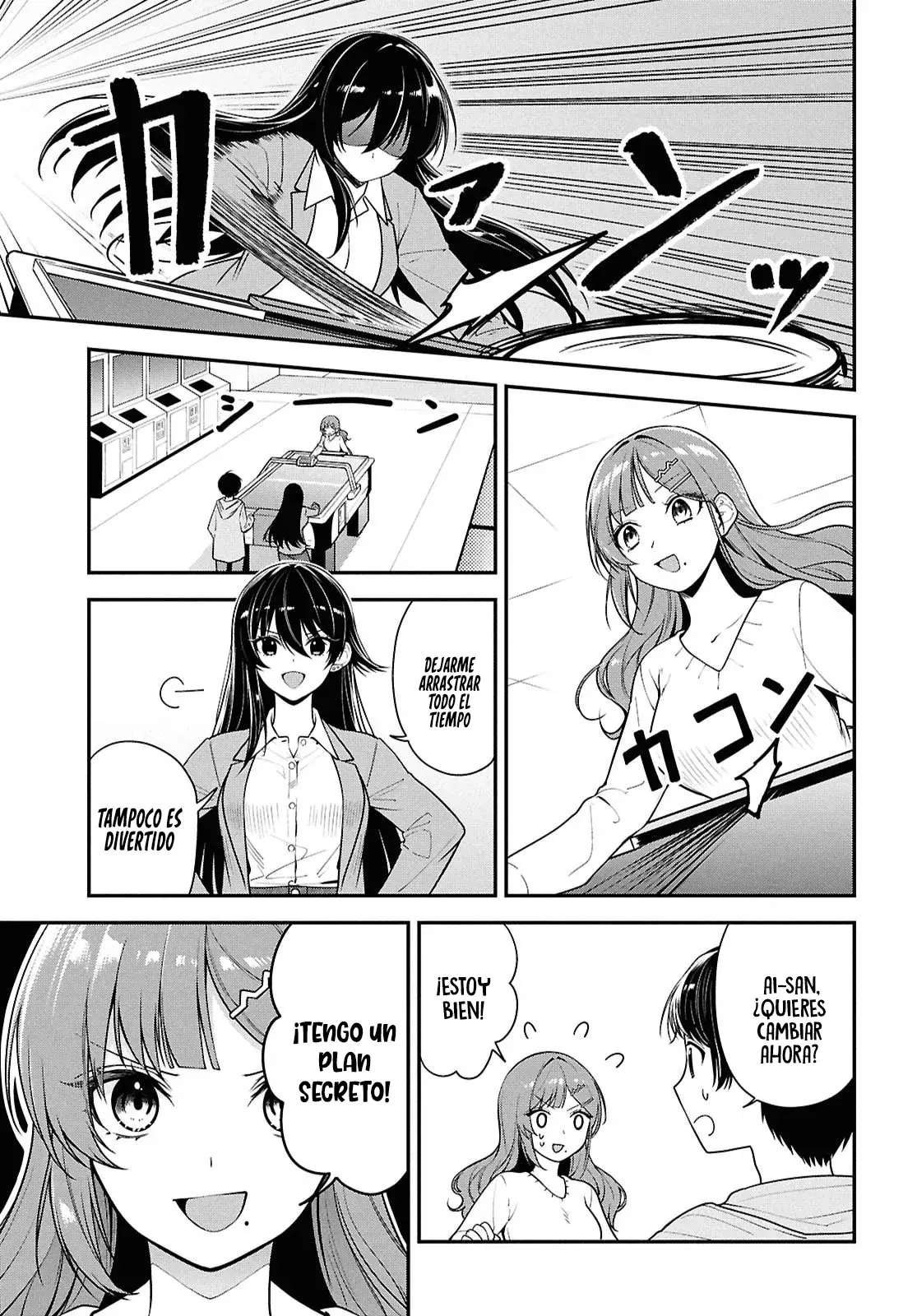 Tonari no Seki no Yankee Shimizu-san ga Kami wo Kuroku Somete Kita Capitulo 7 página 10