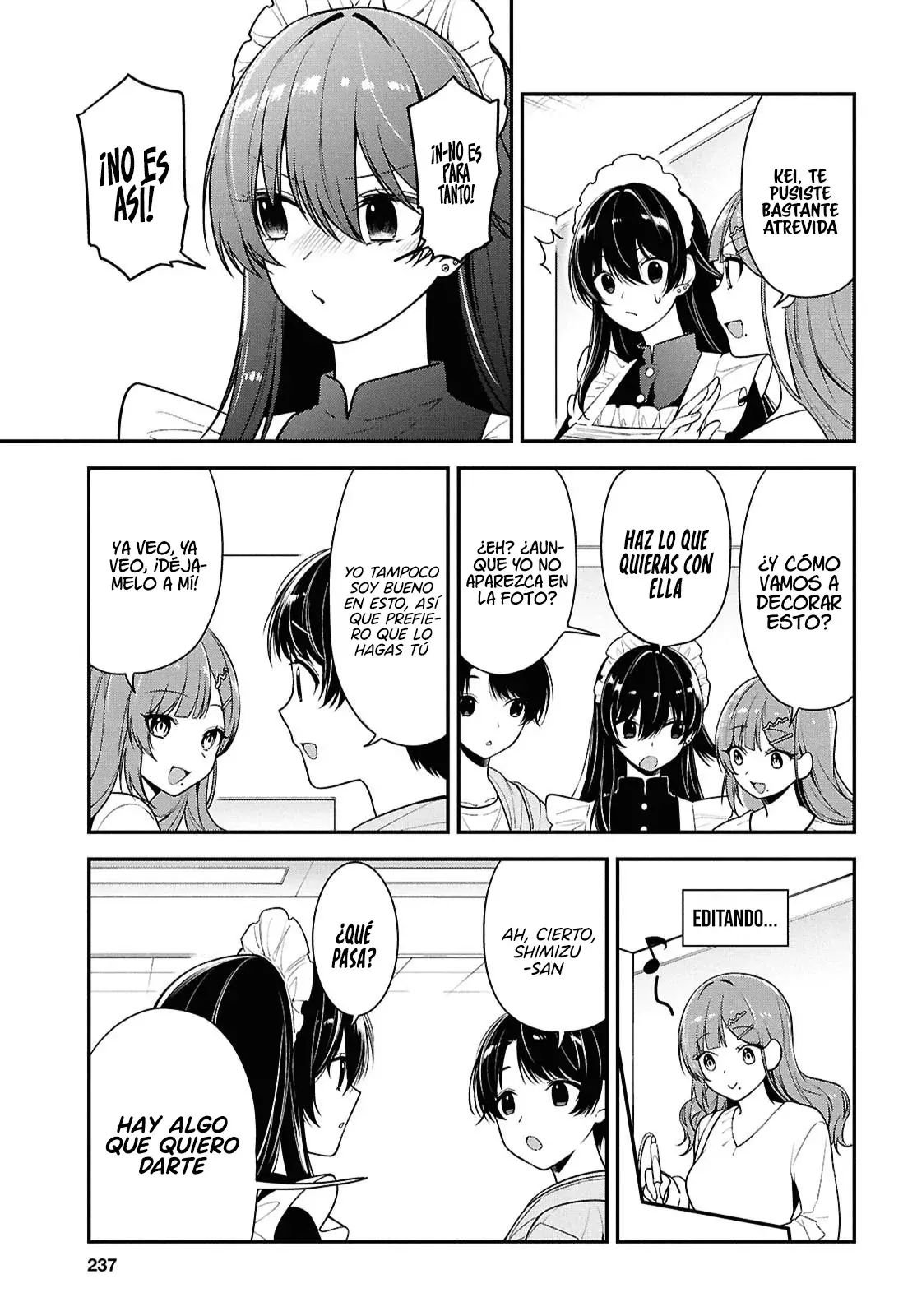 Tonari no Seki no Yankee Shimizu-san ga Kami wo Kuroku Somete Kita Capitulo 7 página 29