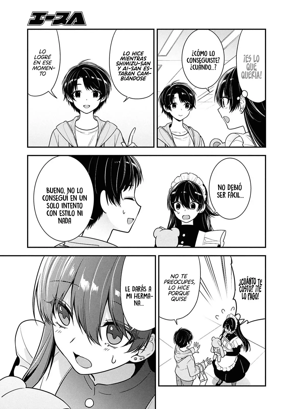 Tonari no Seki no Yankee Shimizu-san ga Kami wo Kuroku Somete Kita Capitulo 7 página 31
