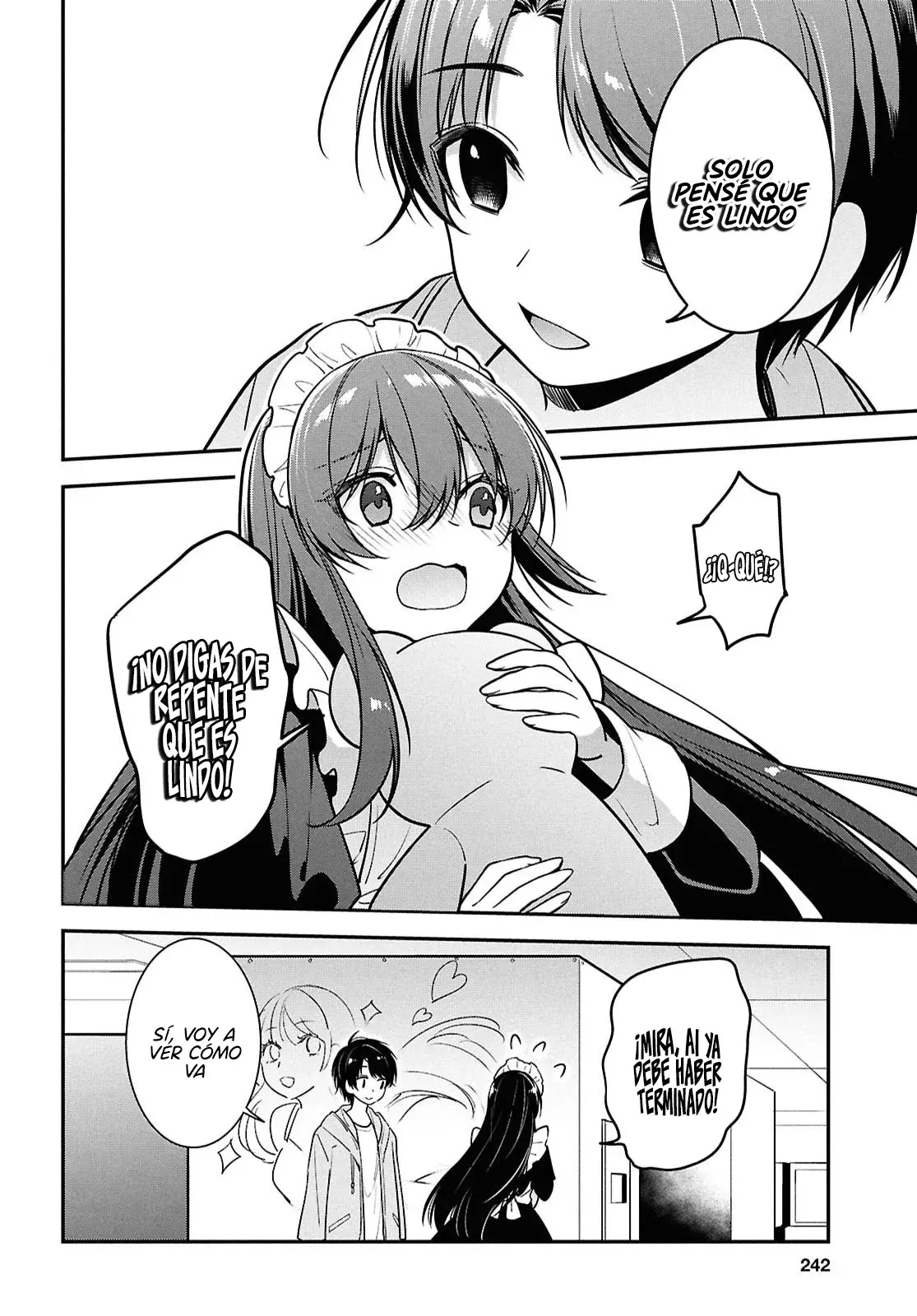 Tonari no Seki no Yankee Shimizu-san ga Kami wo Kuroku Somete Kita Capitulo 7 página 34