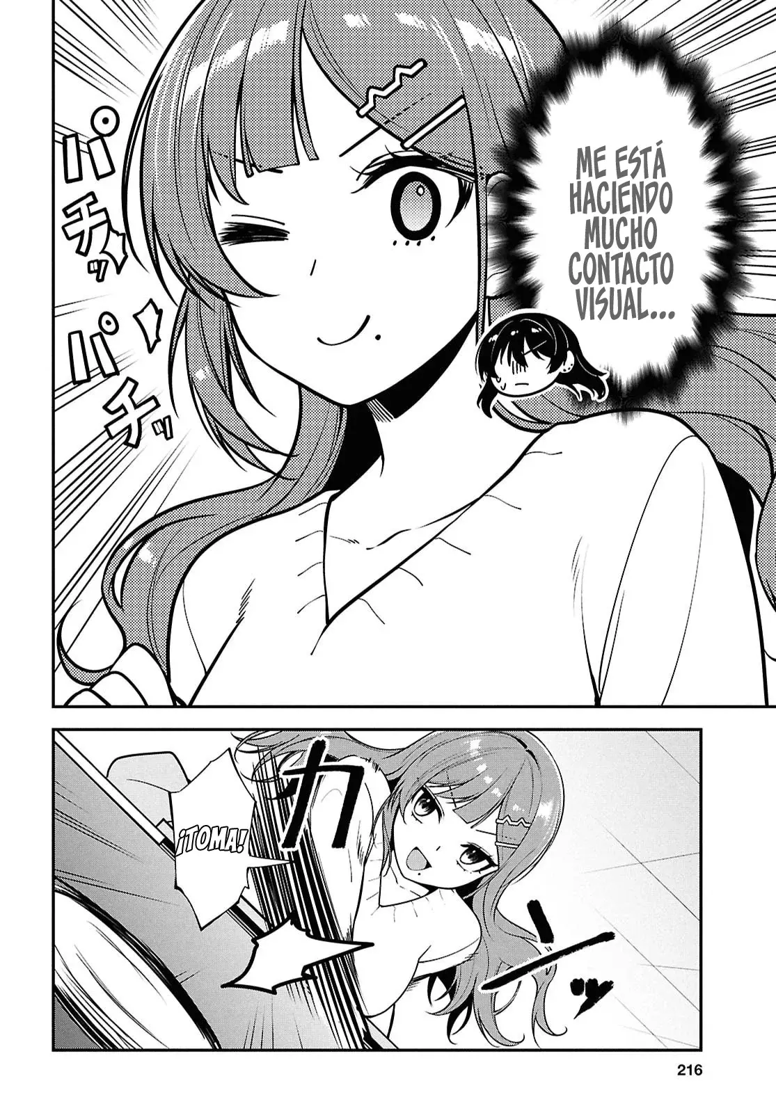Tonari no Seki no Yankee Shimizu-san ga Kami wo Kuroku Somete Kita Capitulo 7 página 9