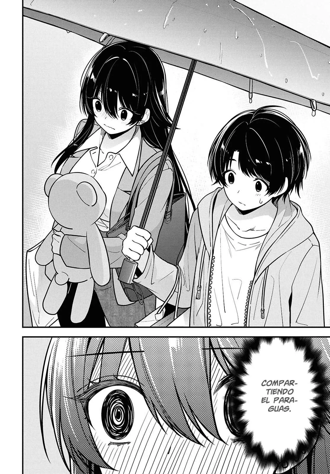 Tonari no Seki no Yankee Shimizu-san ga Kami wo Kuroku Somete Kita Capitulo 8 página 13