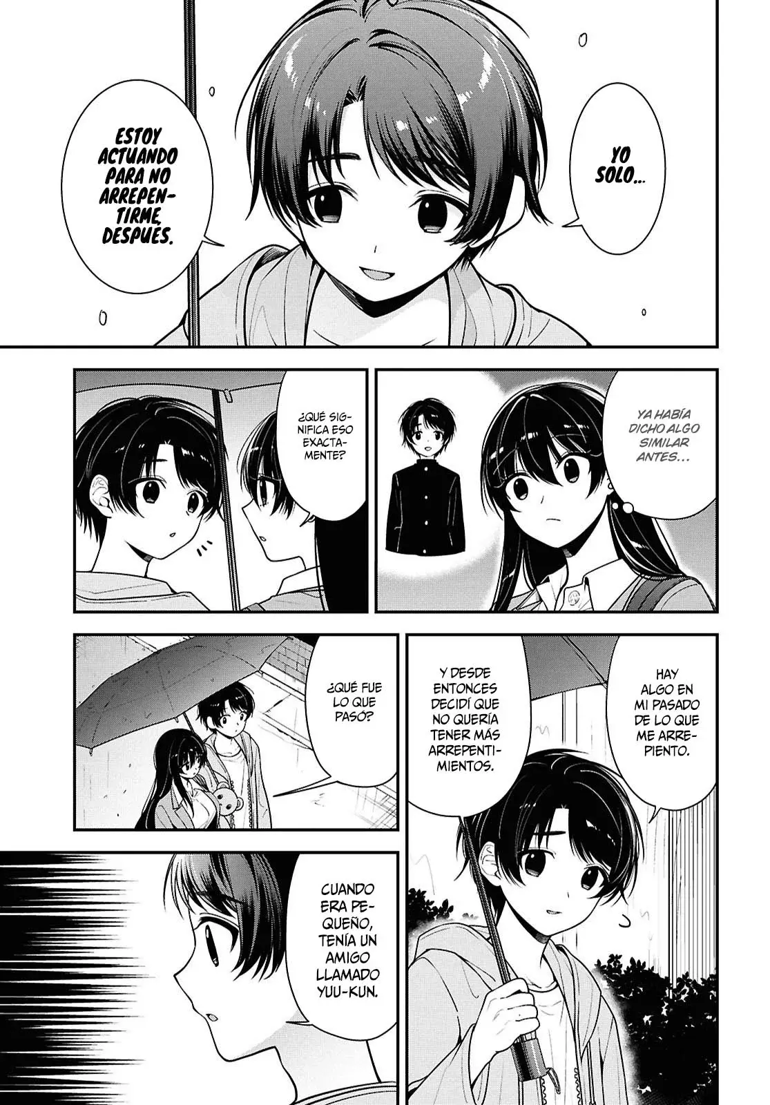 Tonari no Seki no Yankee Shimizu-san ga Kami wo Kuroku Somete Kita Capitulo 8 página 16