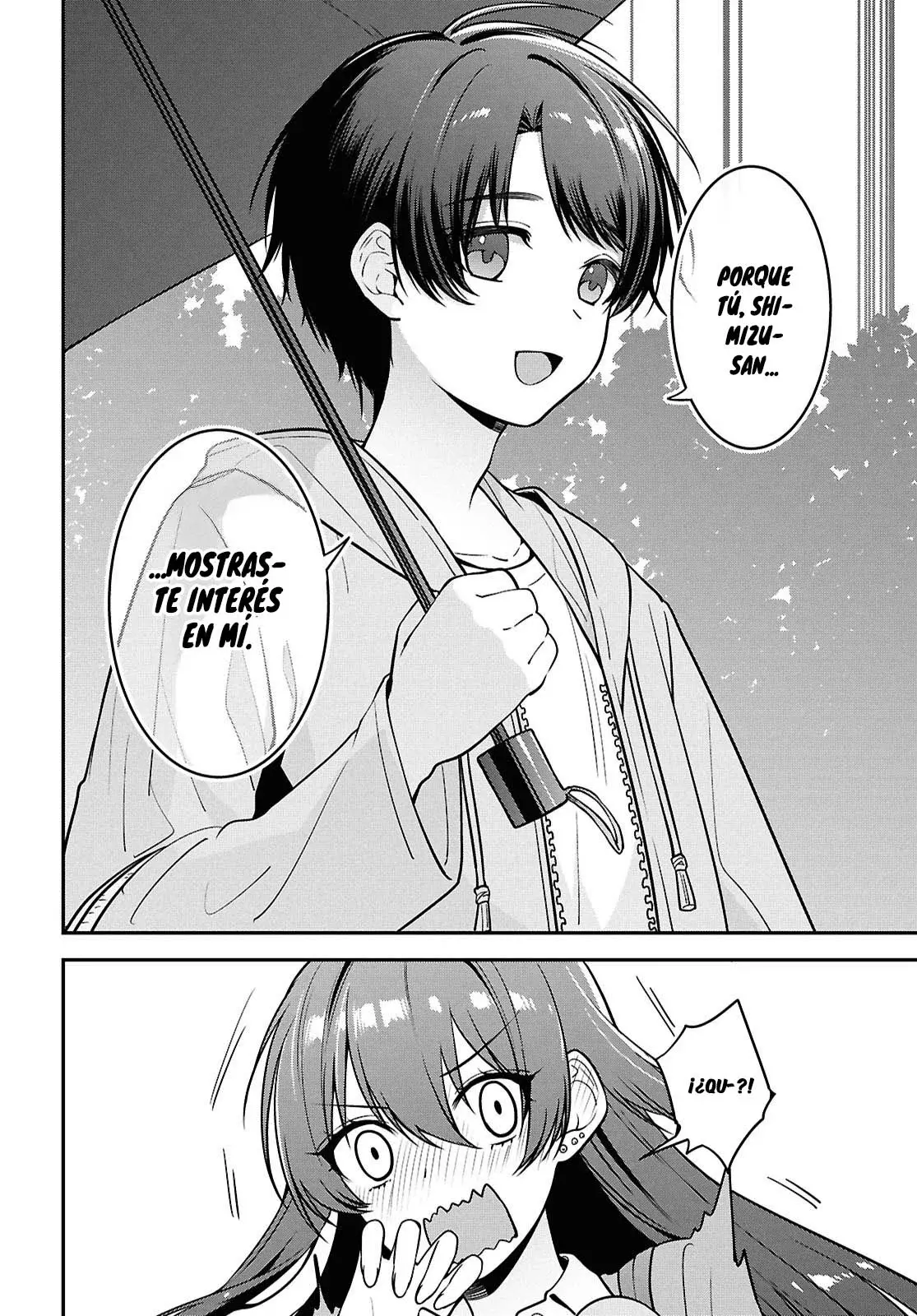 Tonari no Seki no Yankee Shimizu-san ga Kami wo Kuroku Somete Kita Capitulo 8 página 23