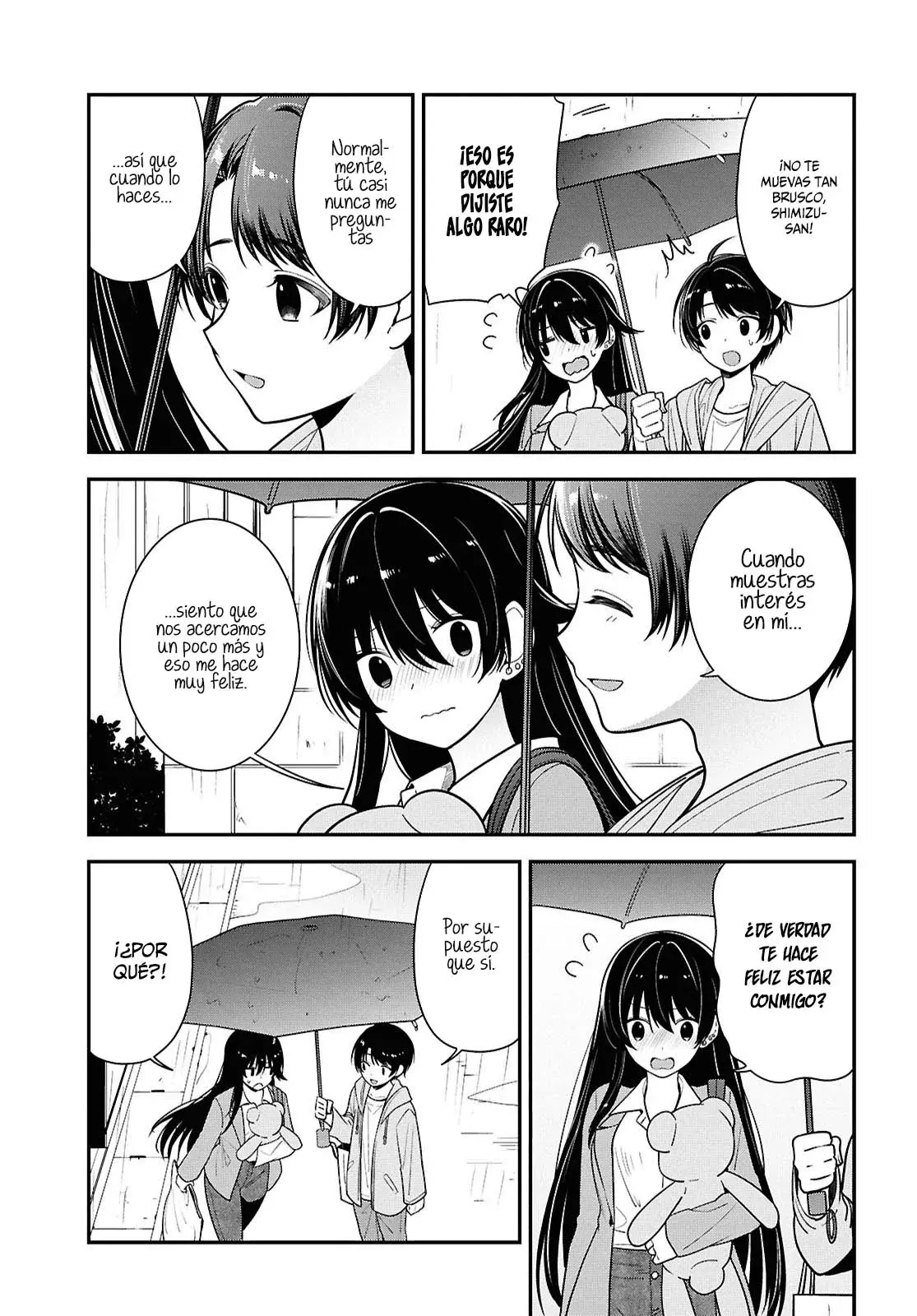Tonari no Seki no Yankee Shimizu-san ga Kami wo Kuroku Somete Kita Capitulo 8 página 24
