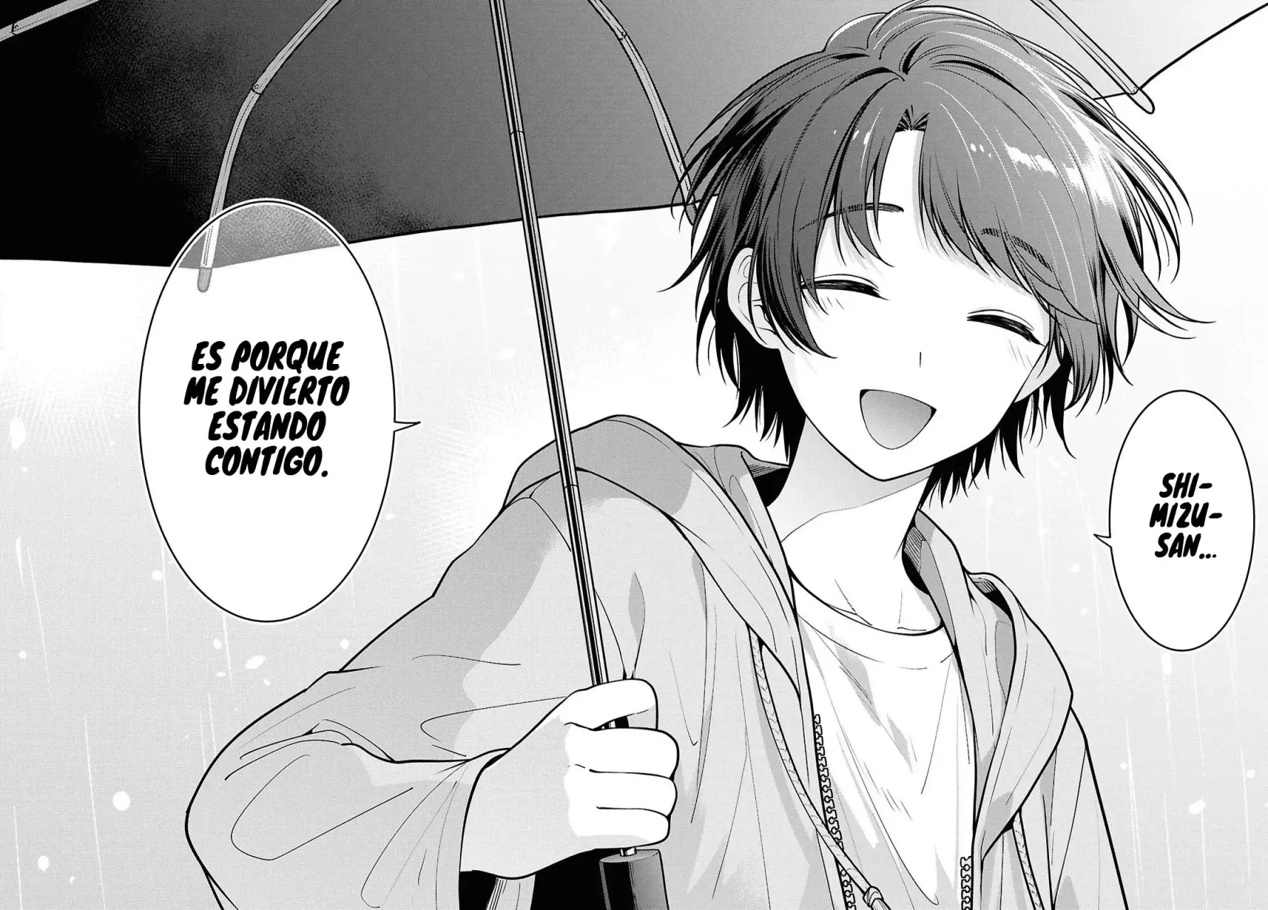 Tonari no Seki no Yankee Shimizu-san ga Kami wo Kuroku Somete Kita Capitulo 8 página 25