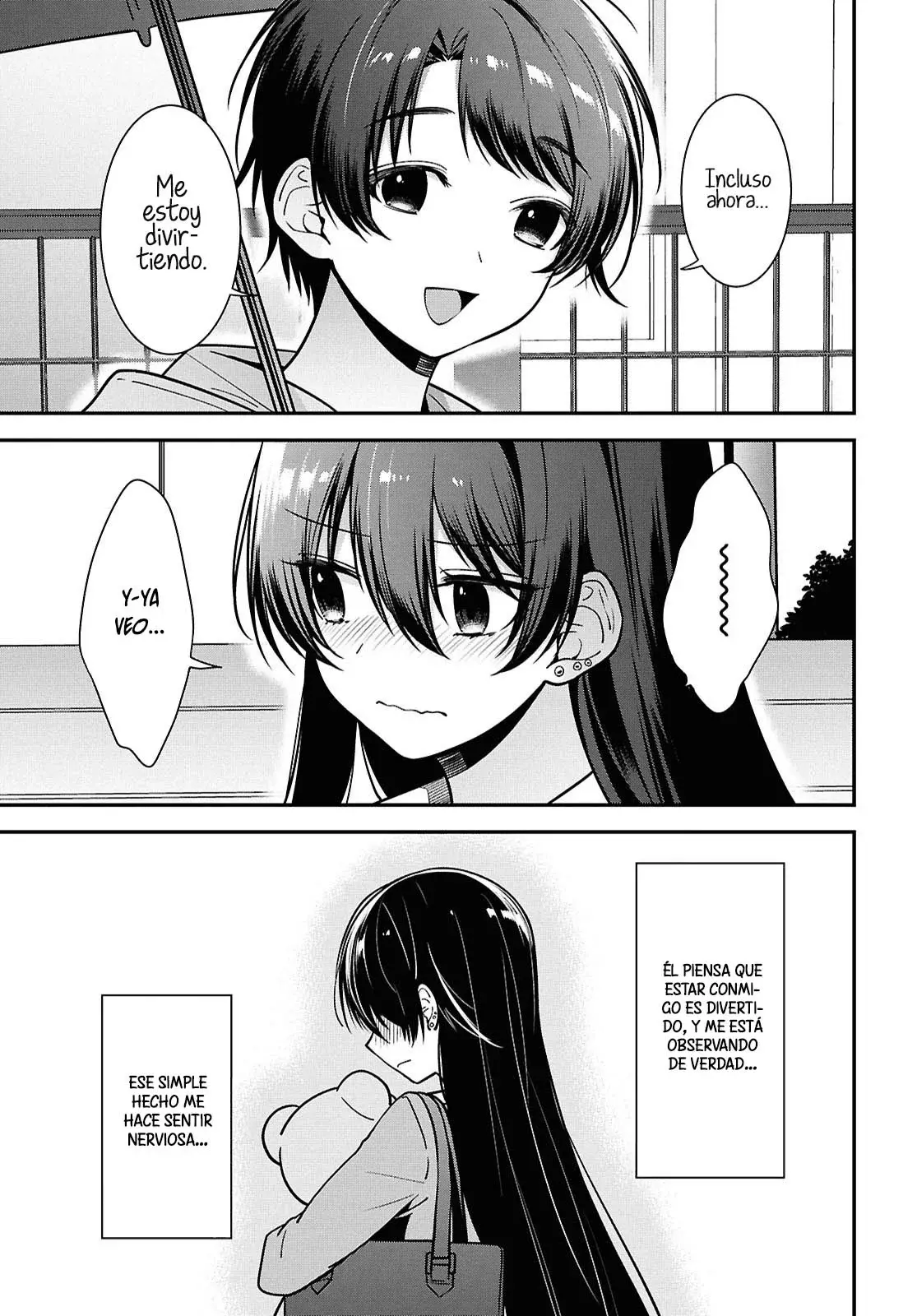 Tonari no Seki no Yankee Shimizu-san ga Kami wo Kuroku Somete Kita Capitulo 8 página 27