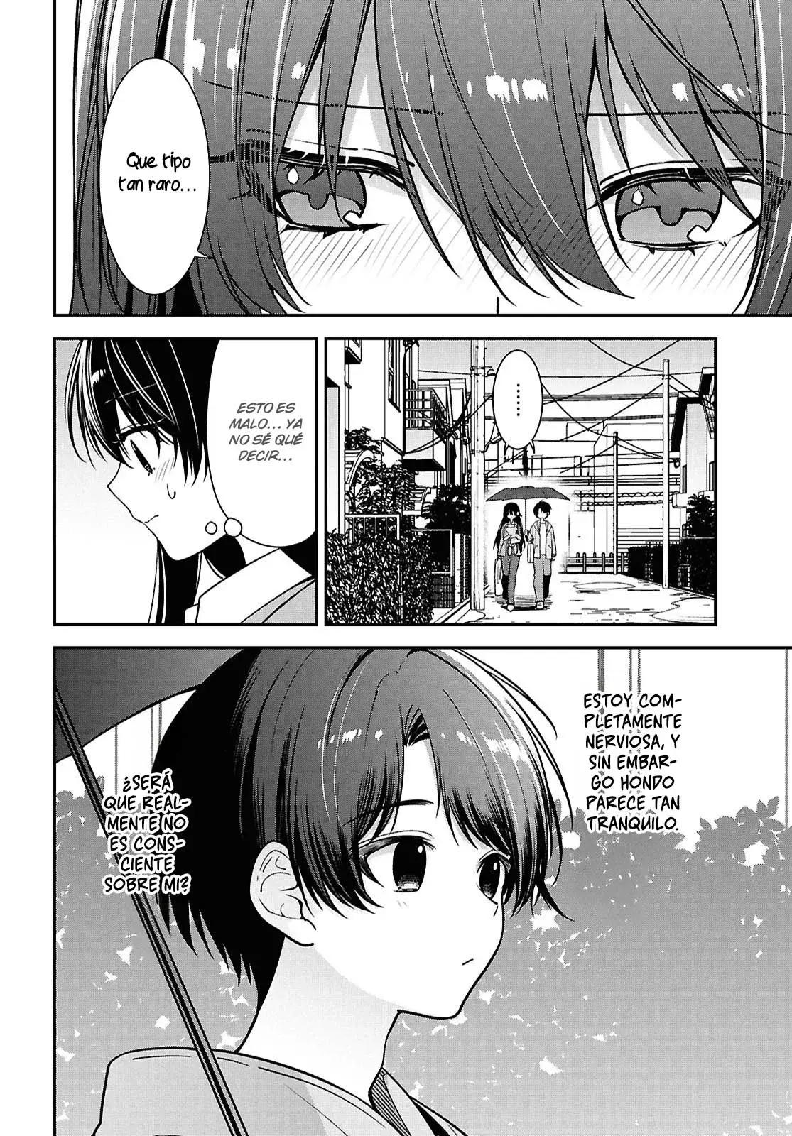 Tonari no Seki no Yankee Shimizu-san ga Kami wo Kuroku Somete Kita Capitulo 8 página 28
