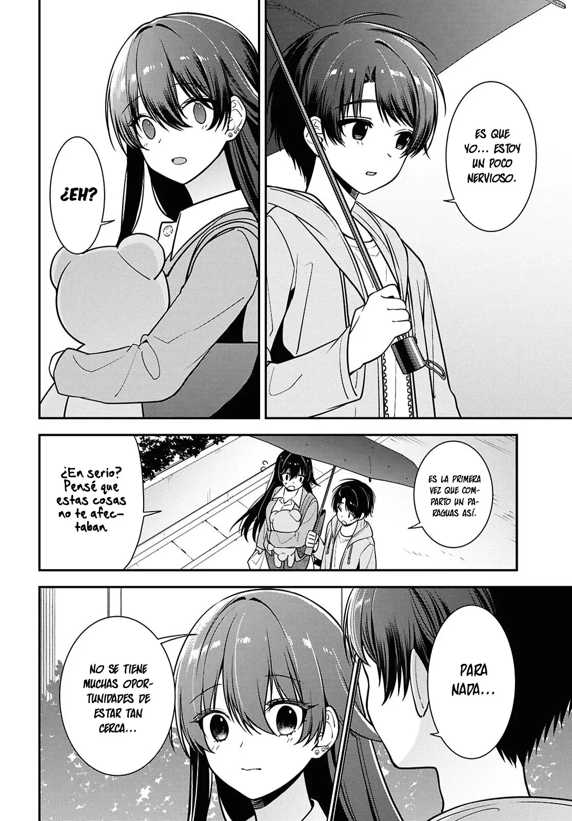 Tonari no Seki no Yankee Shimizu-san ga Kami wo Kuroku Somete Kita Capitulo 8 página 30