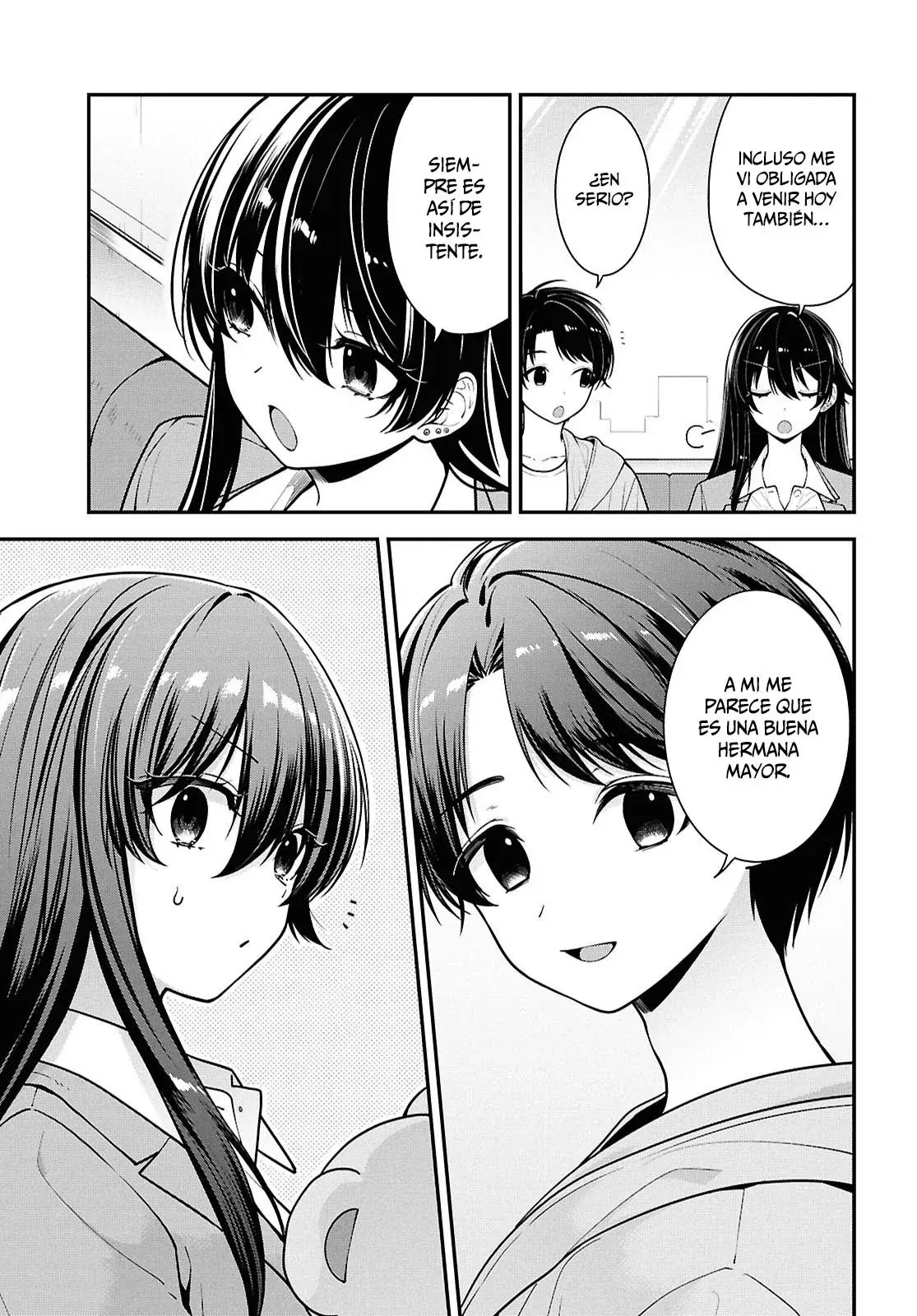 Tonari no Seki no Yankee Shimizu-san ga Kami wo Kuroku Somete Kita Capitulo 8 página 4