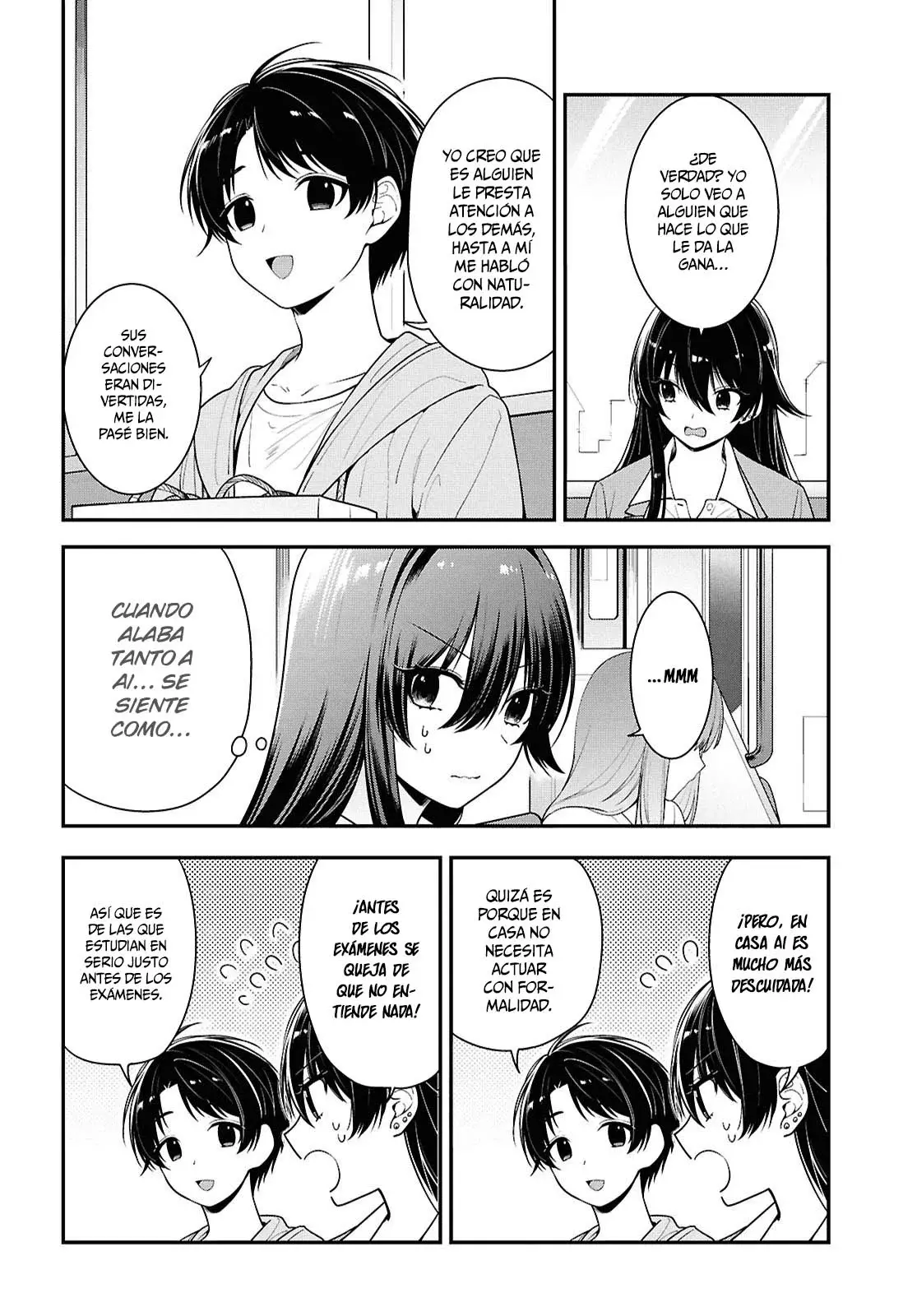 Tonari no Seki no Yankee Shimizu-san ga Kami wo Kuroku Somete Kita Capitulo 8 página 5