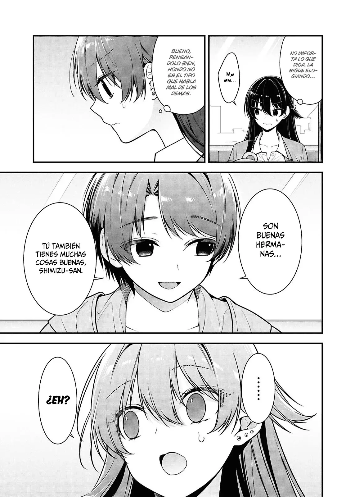 Tonari no Seki no Yankee Shimizu-san ga Kami wo Kuroku Somete Kita Capitulo 8 página 6