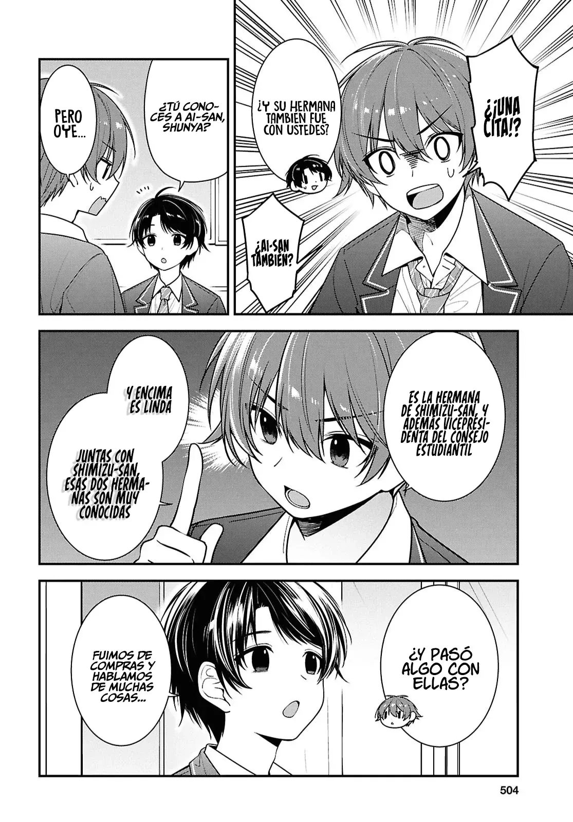 Tonari no Seki no Yankee Shimizu-san ga Kami wo Kuroku Somete Kita Capitulo 9 página 10