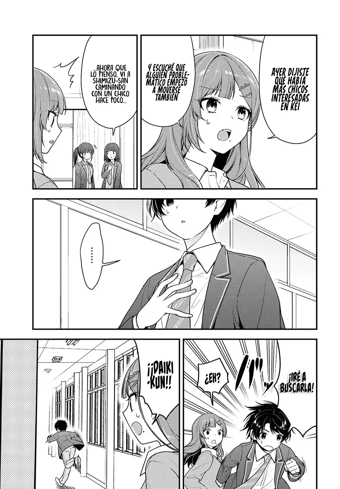 Tonari no Seki no Yankee Shimizu-san ga Kami wo Kuroku Somete Kita Capitulo 9 página 13