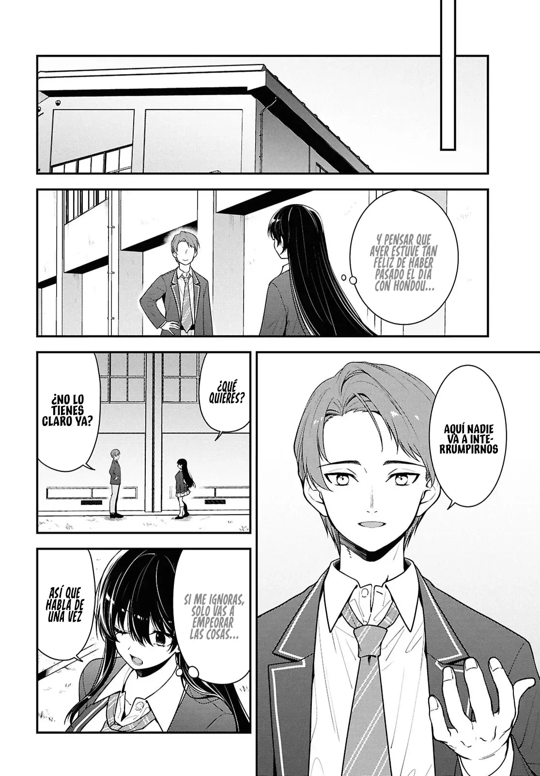 Tonari no Seki no Yankee Shimizu-san ga Kami wo Kuroku Somete Kita Capitulo 9 página 14