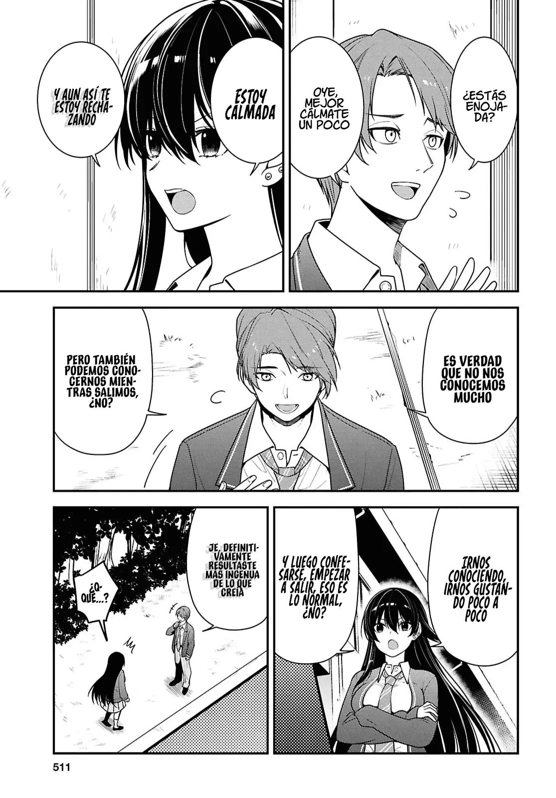 Tonari no Seki no Yankee Shimizu-san ga Kami wo Kuroku Somete Kita Capitulo 9 página 17