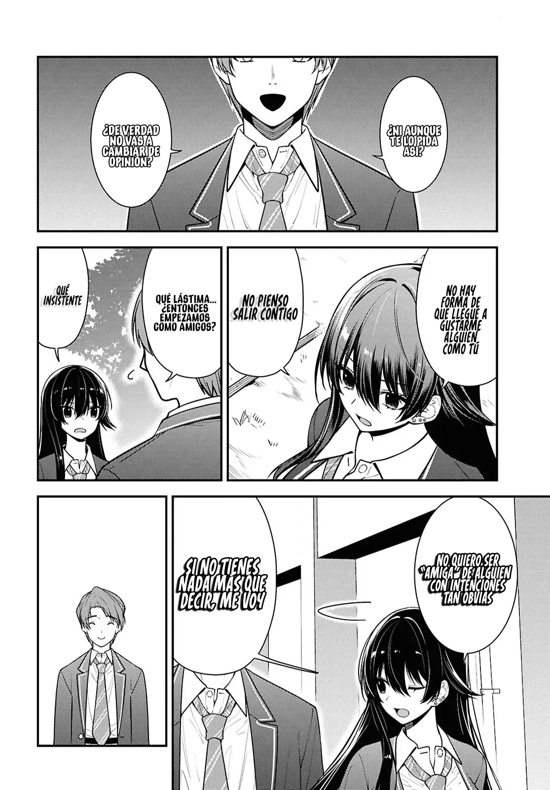 Tonari no Seki no Yankee Shimizu-san ga Kami wo Kuroku Somete Kita Capitulo 9 página 18