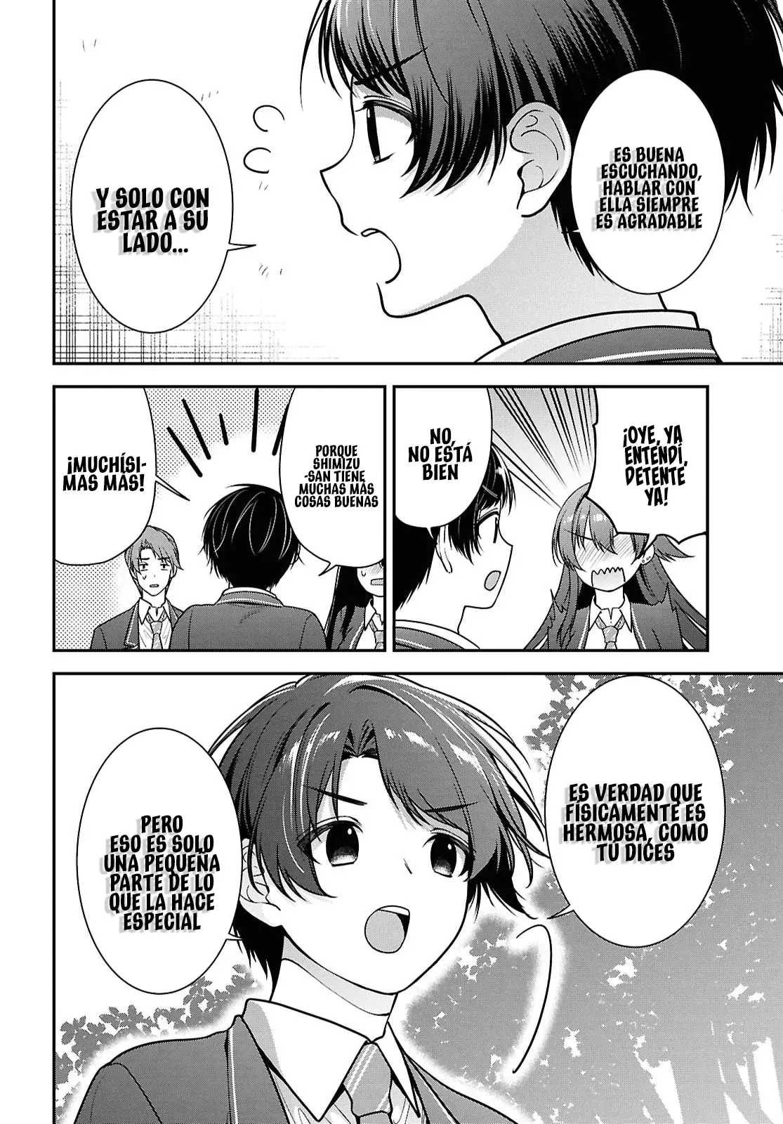 Tonari no Seki no Yankee Shimizu-san ga Kami wo Kuroku Somete Kita Capitulo 9 página 27