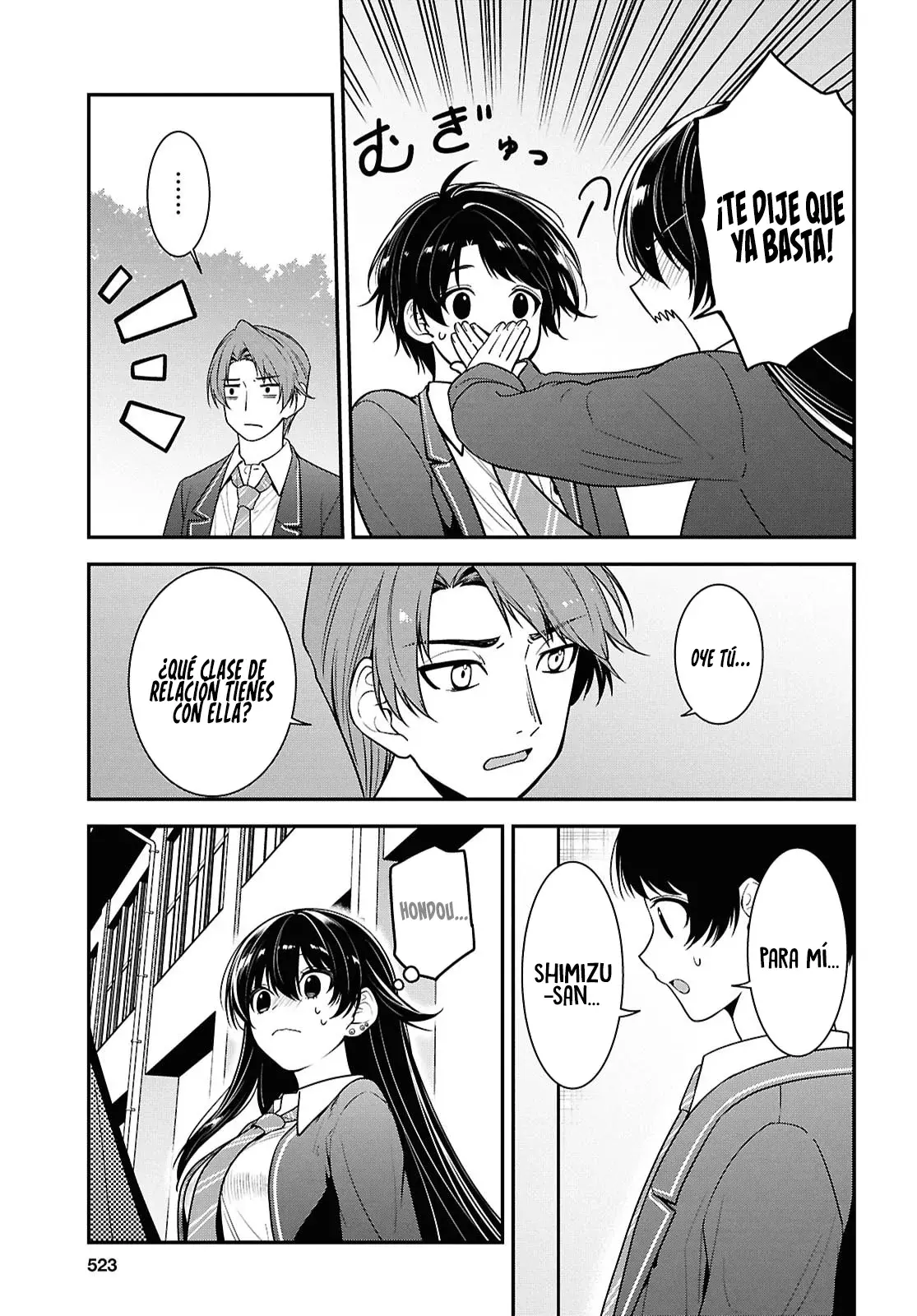 Tonari no Seki no Yankee Shimizu-san ga Kami wo Kuroku Somete Kita Capitulo 9 página 28