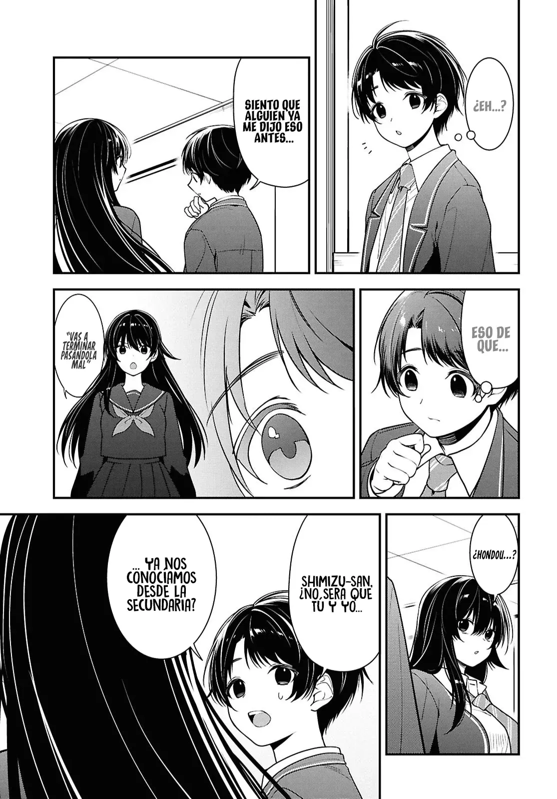 Tonari no Seki no Yankee Shimizu-san ga Kami wo Kuroku Somete Kita Capitulo 9 página 33