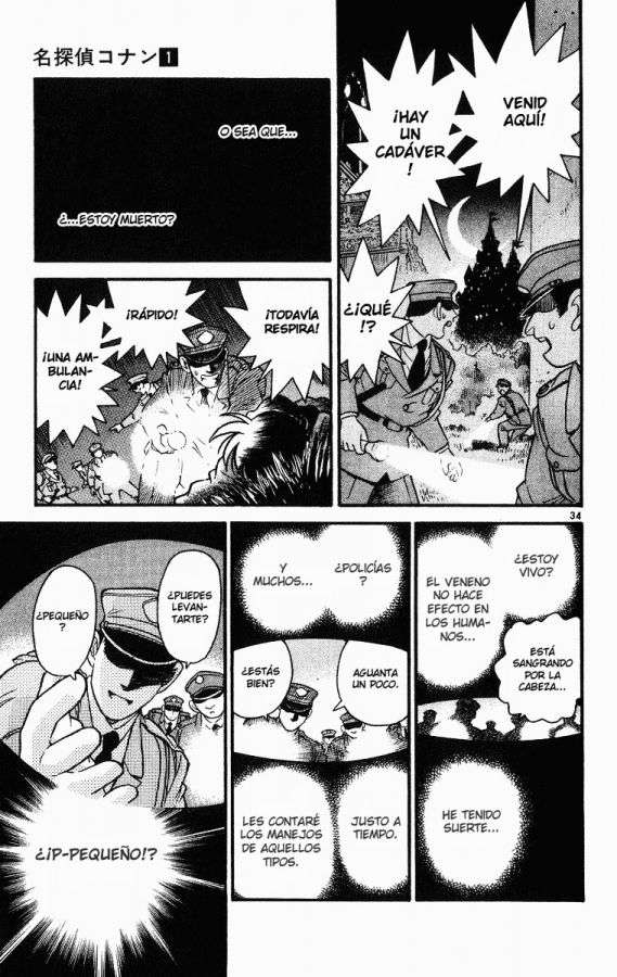 Detective Conan Capitulo 1: El Sherlock Holmes de los años 90 página 37