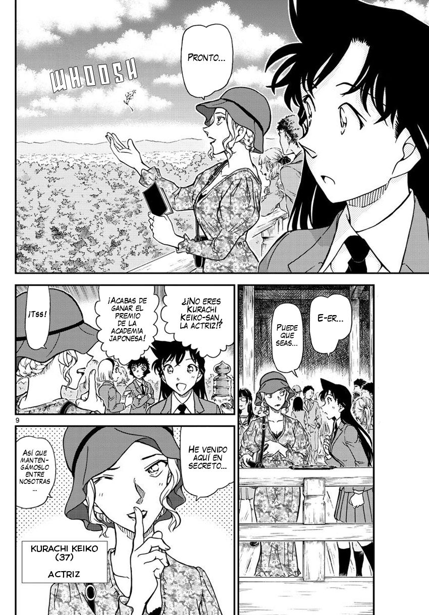 Detective Conan Capitulo 1000: El techo escarlata página 10