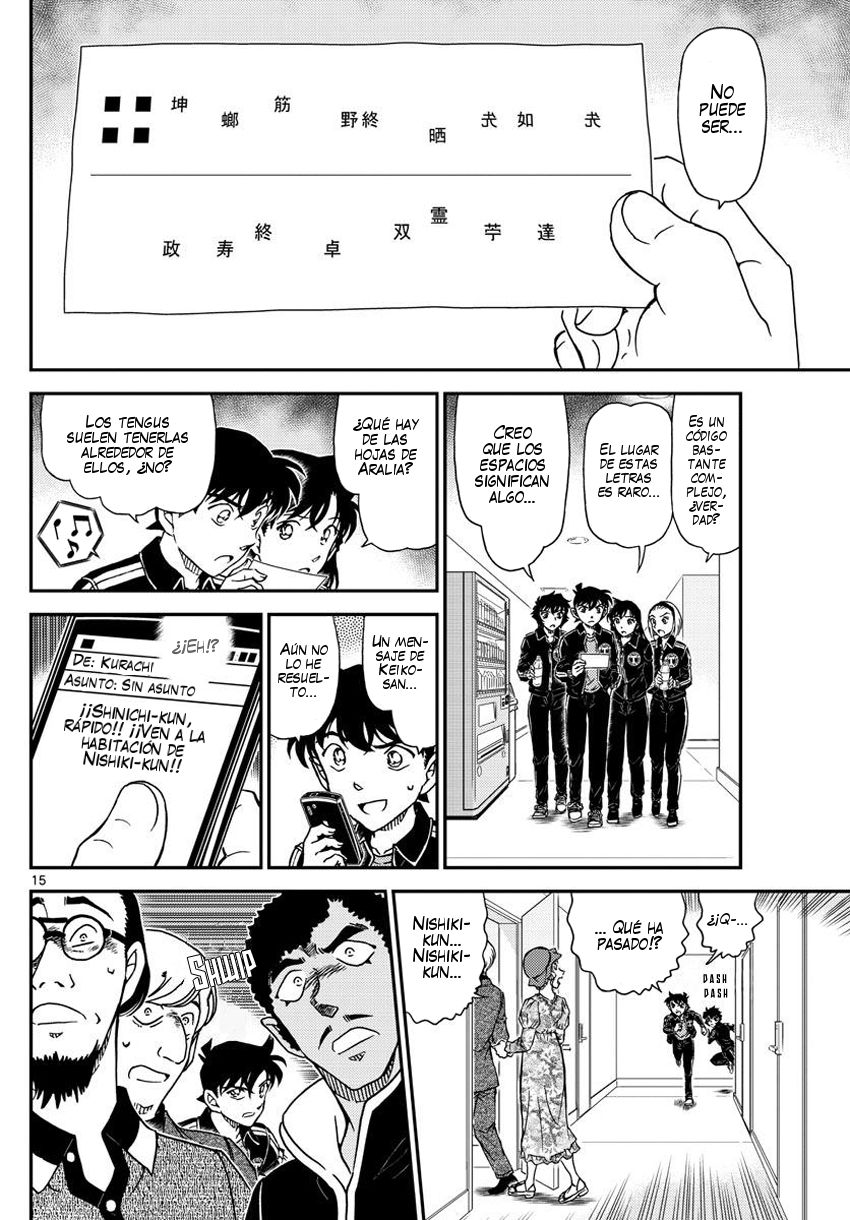 Detective Conan Capitulo 1000: El techo escarlata página 16