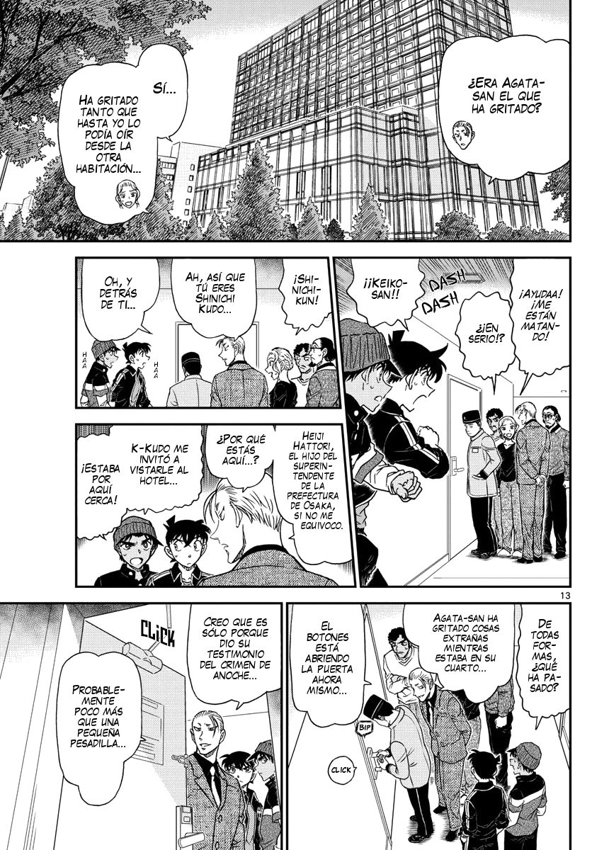 Detective Conan Capitulo 1001: El demonio carmesí página 14