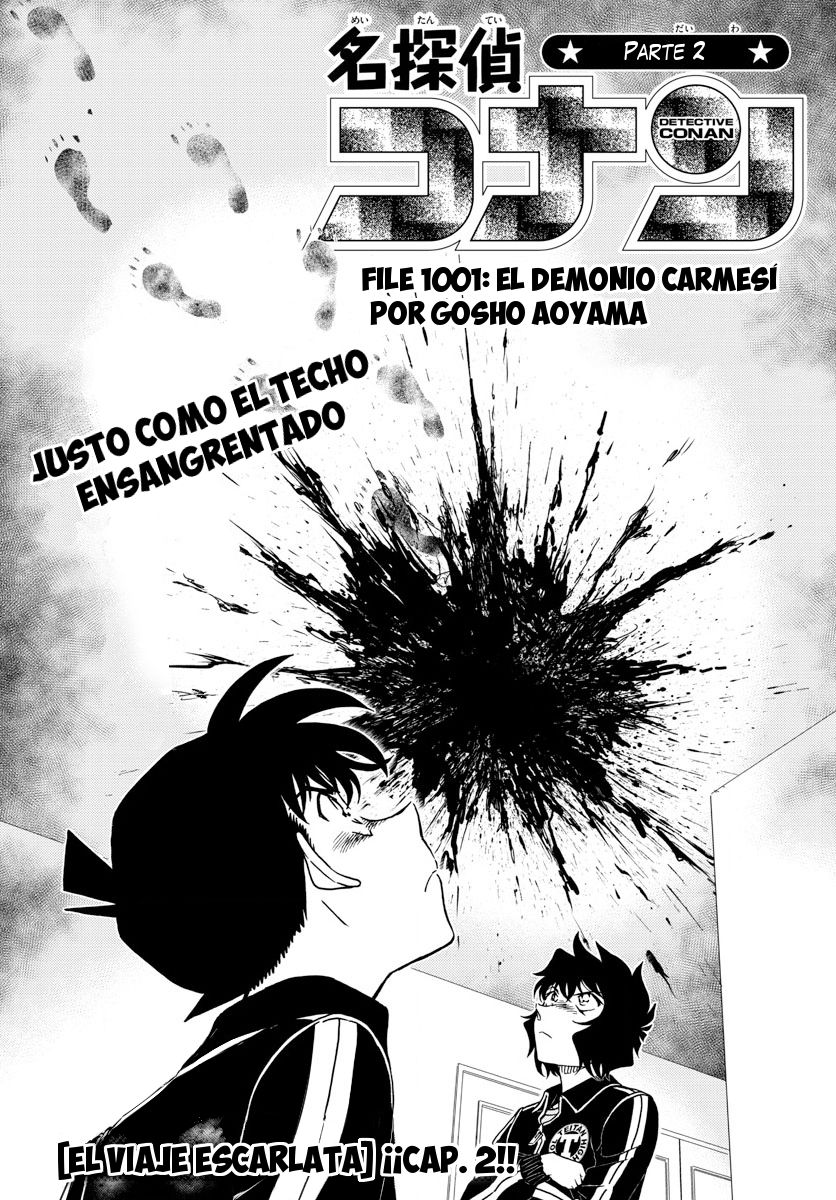 Detective Conan Capitulo 1001: El demonio carmesí página 2