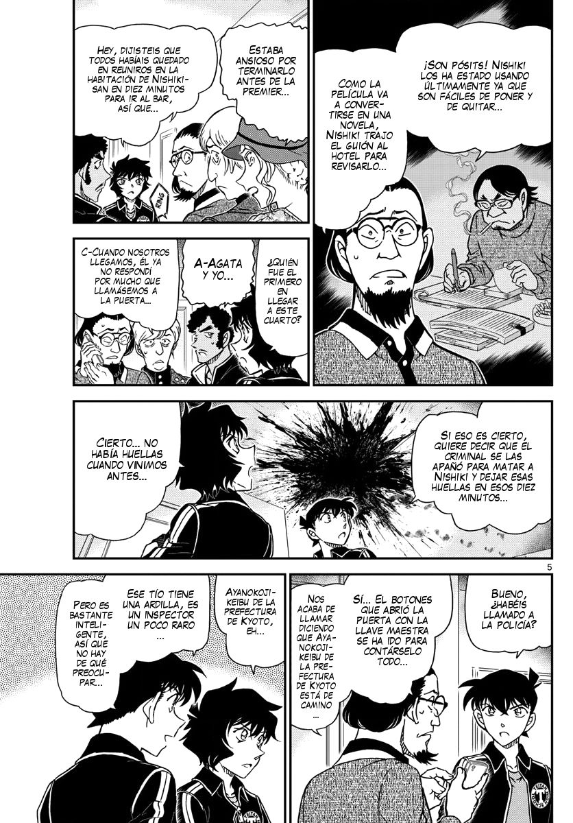 Detective Conan Capitulo 1001: El demonio carmesí página 6