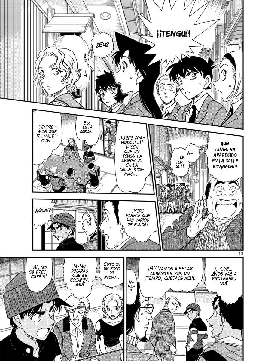 Detective Conan Capitulo 1002: Inuyarai Caoba página 14