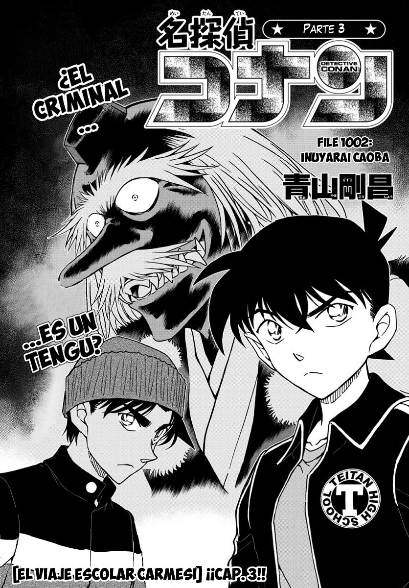 Detective Conan Capitulo 1002: Inuyarai Caoba página 2