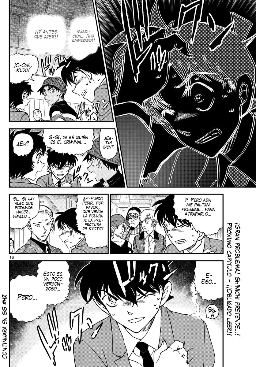 Detective Conan Capitulo 1003: Marcas marrón rosado página 17