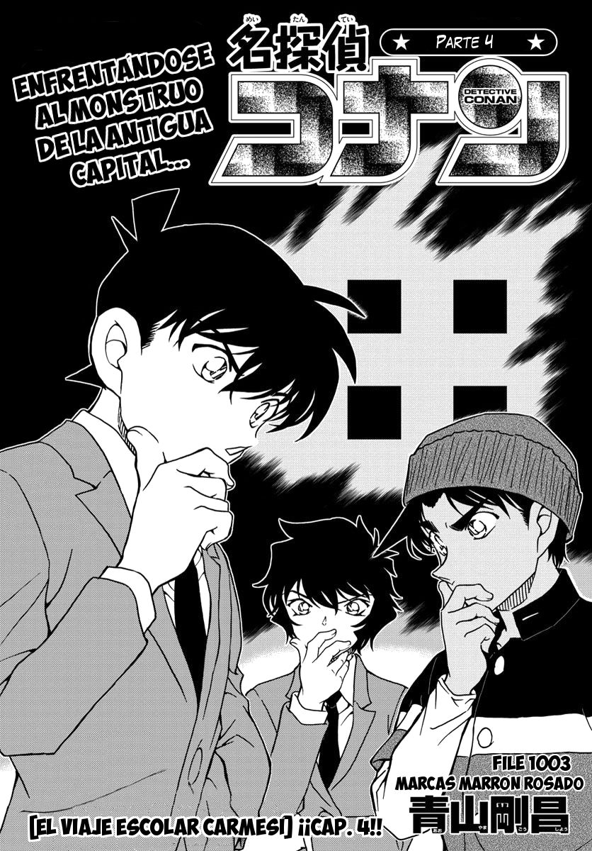 Detective Conan Capitulo 1003: Marcas marrón rosado página 2