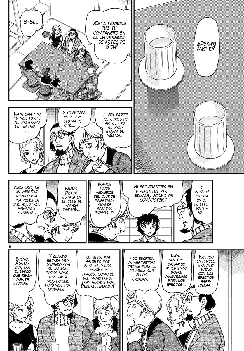 Detective Conan Capitulo 1003: Marcas marrón rosado página 9