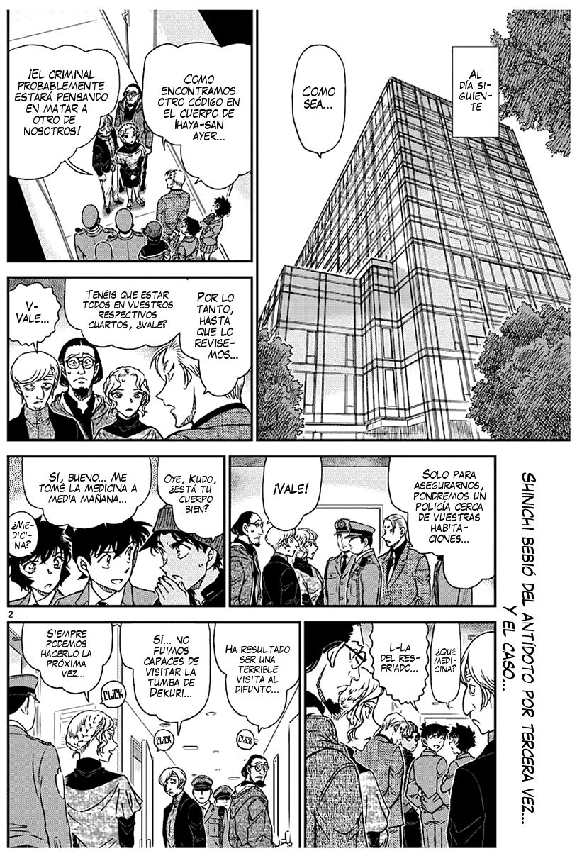Detective Conan Capitulo 1004: Respuesta rosa claro página 3