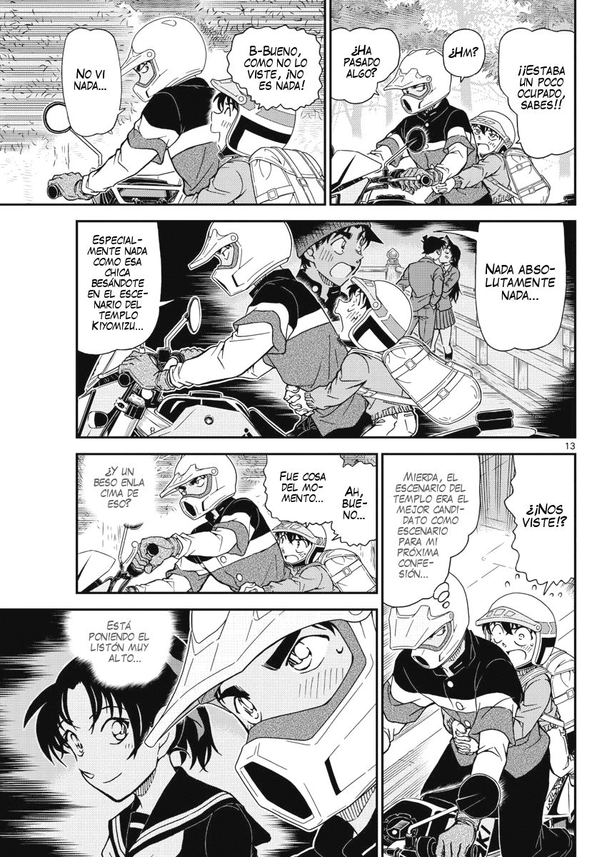 Detective Conan Capitulo 1005: Presagio rojo oscuro página 14