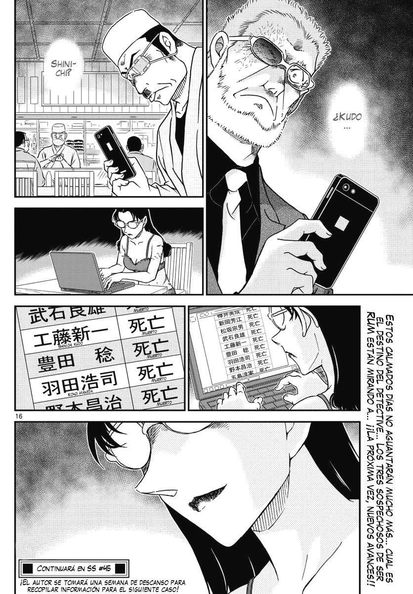 Detective Conan Capitulo 1005: Presagio rojo oscuro página 17