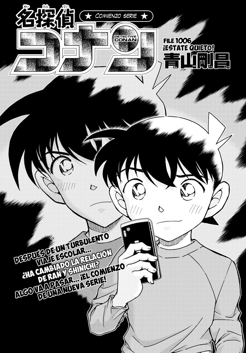 Detective Conan Capitulo 1006: ¡Estate quieto! página 2