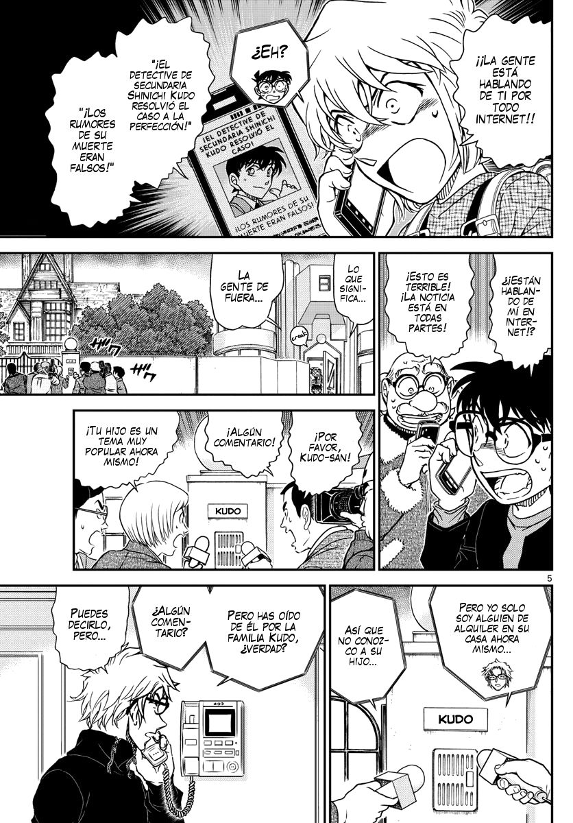 Detective Conan Capitulo 1006: ¡Estate quieto! página 6
