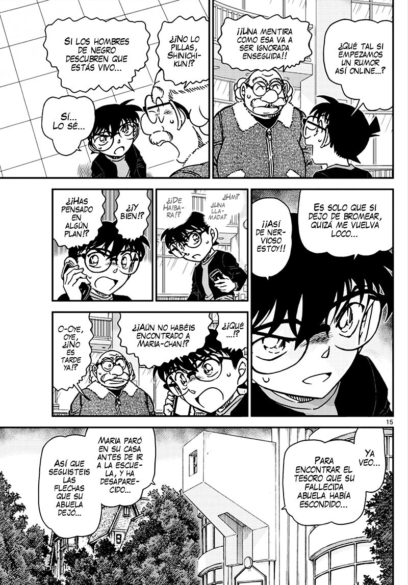Detective Conan Capitulo 1007: Nervioso página 16