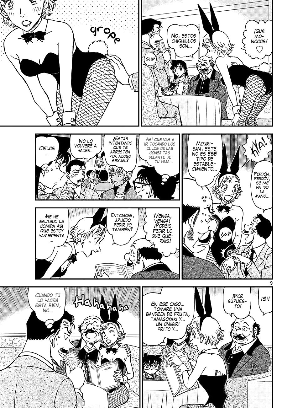 Detective Conan Capitulo 1009: En el Black Bunny Club página 10