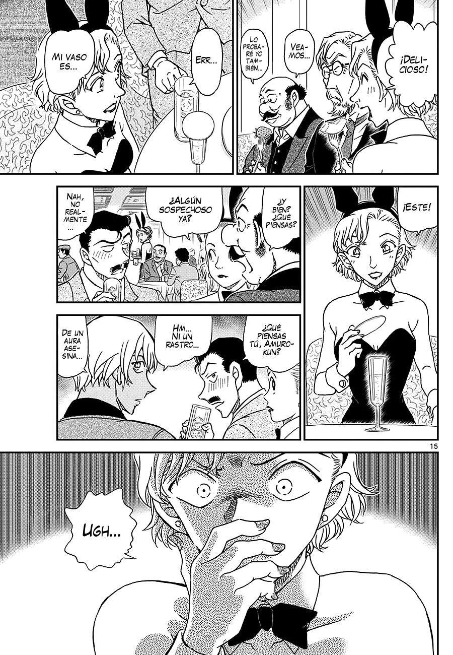 Detective Conan Capitulo 1009: En el Black Bunny Club página 16