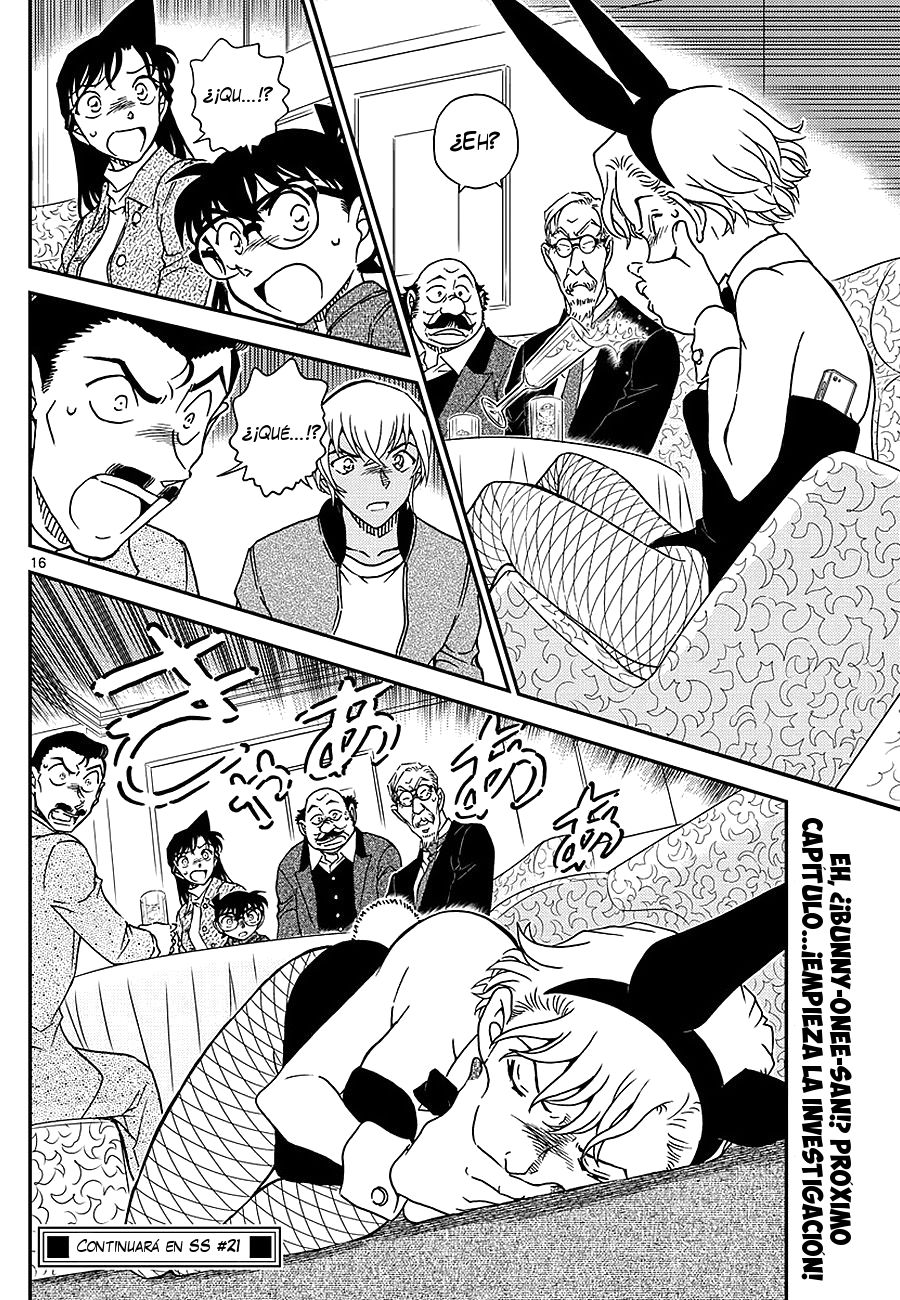Detective Conan Capitulo 1009: En el Black Bunny Club página 17