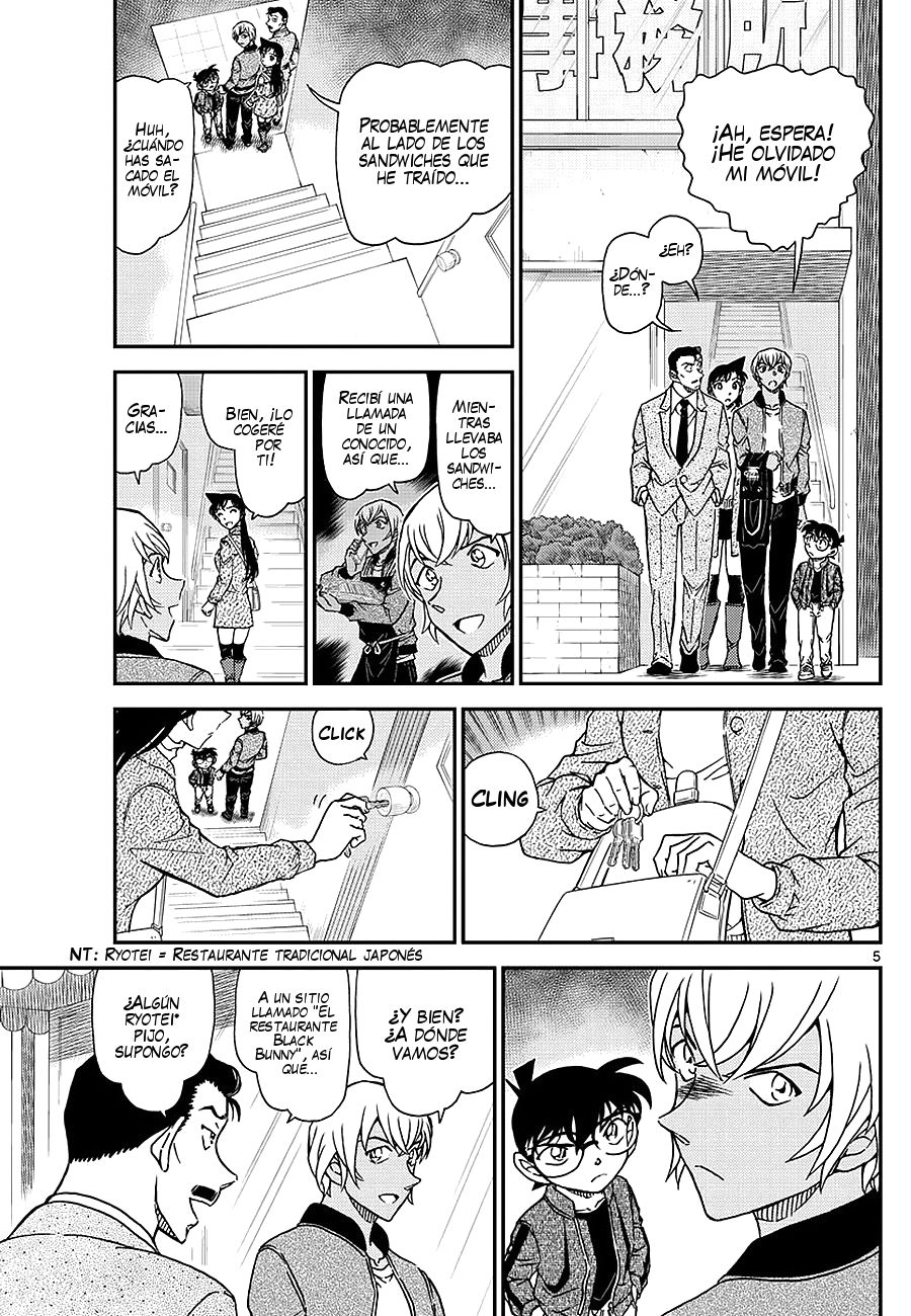Detective Conan Capitulo 1009: En el Black Bunny Club página 6