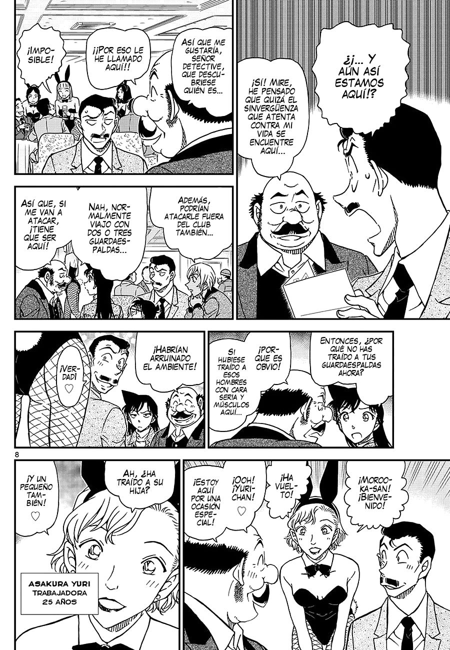 Detective Conan Capitulo 1009: En el Black Bunny Club página 9