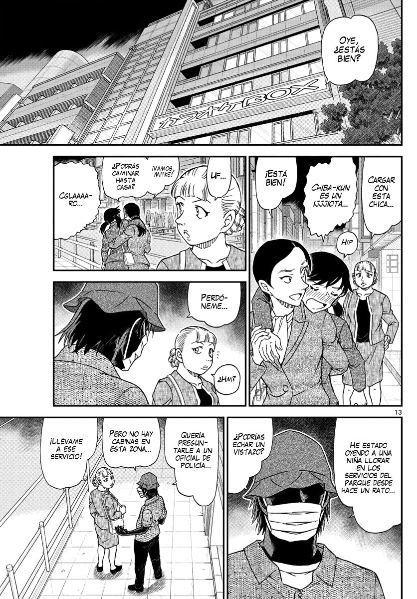 Detective Conan Capitulo 1013: Aunque tengamos la misma edad... página 14